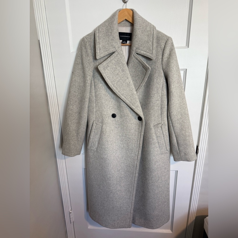Club Monaco Daylina Heather Gray Coat